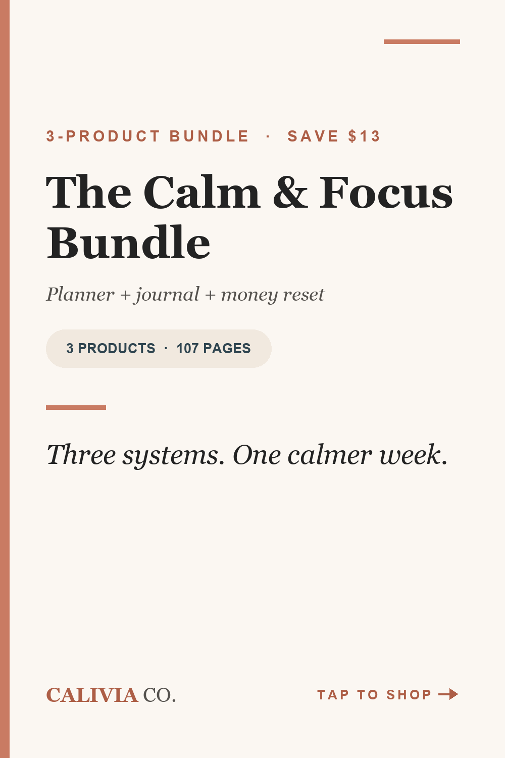 Pinterest pin for The Calm and Focus Bundle